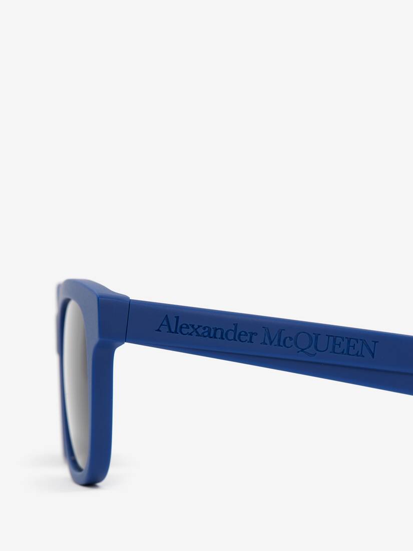 Alexander McQueen Sonnenbrille in Blau Damen Accessoires Sonnenbrillen 
