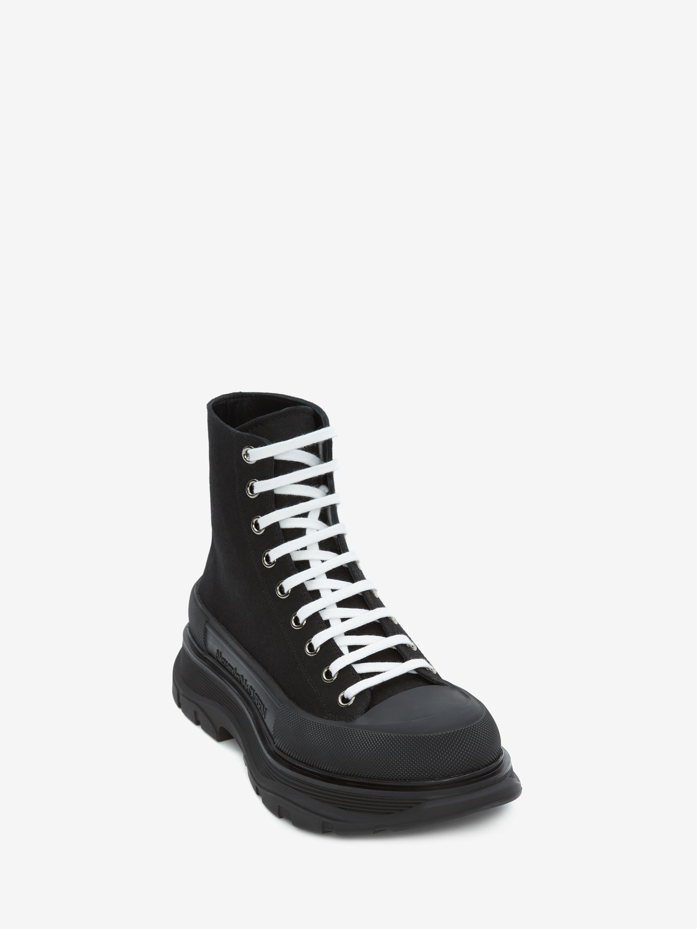 Alexander McQeen Tread Slice Lace Boot Alexander Mcqueen Tread Slick Black - Jun 2024  main image 3