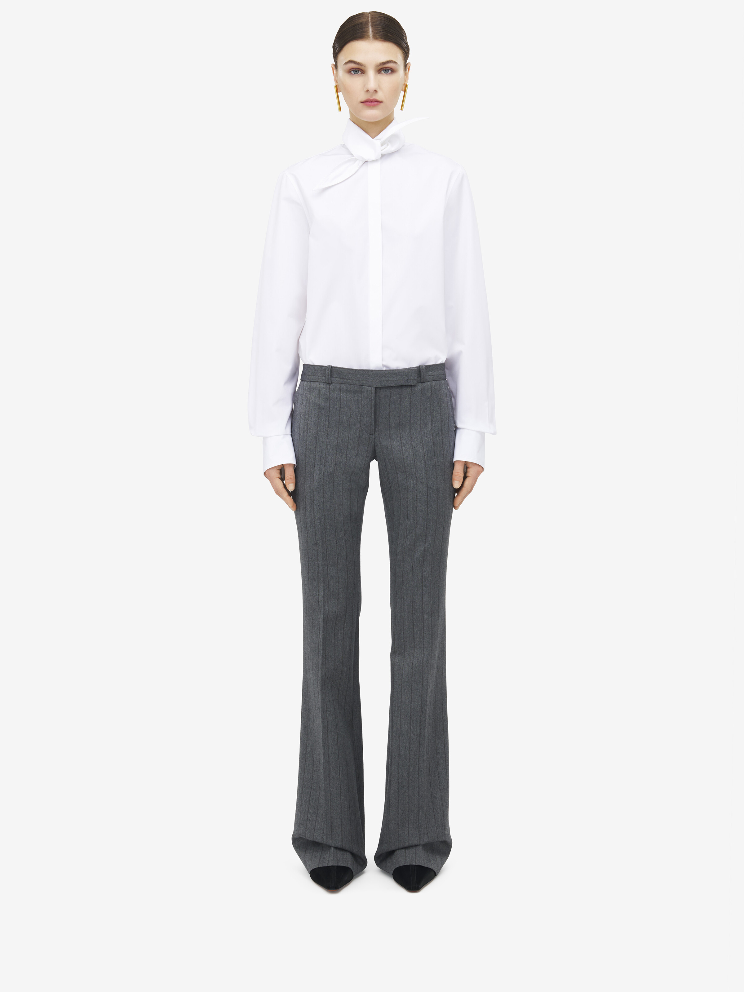 Herringbone Bumster Trousers