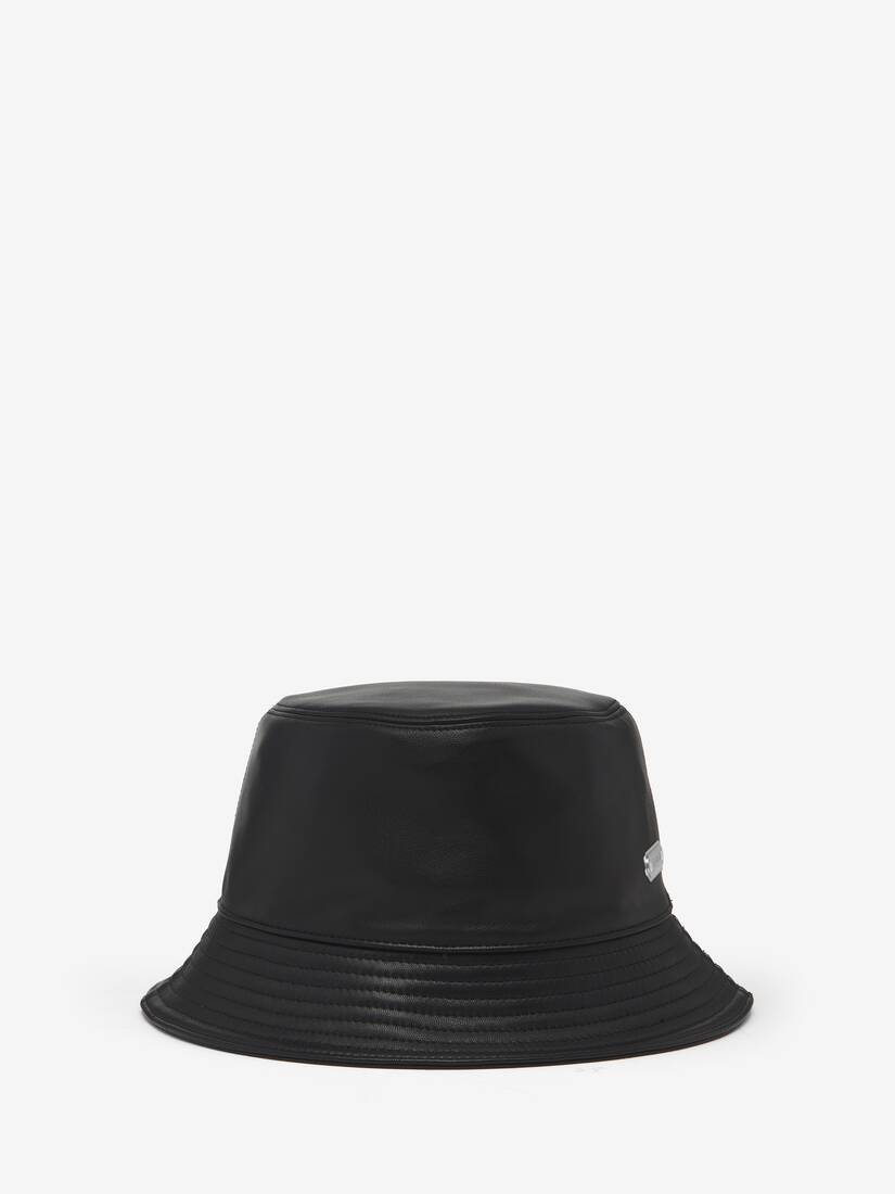 Leather Bucket Hat