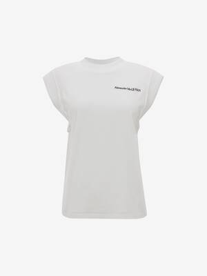시그니처 숄더 패드 티셔츠