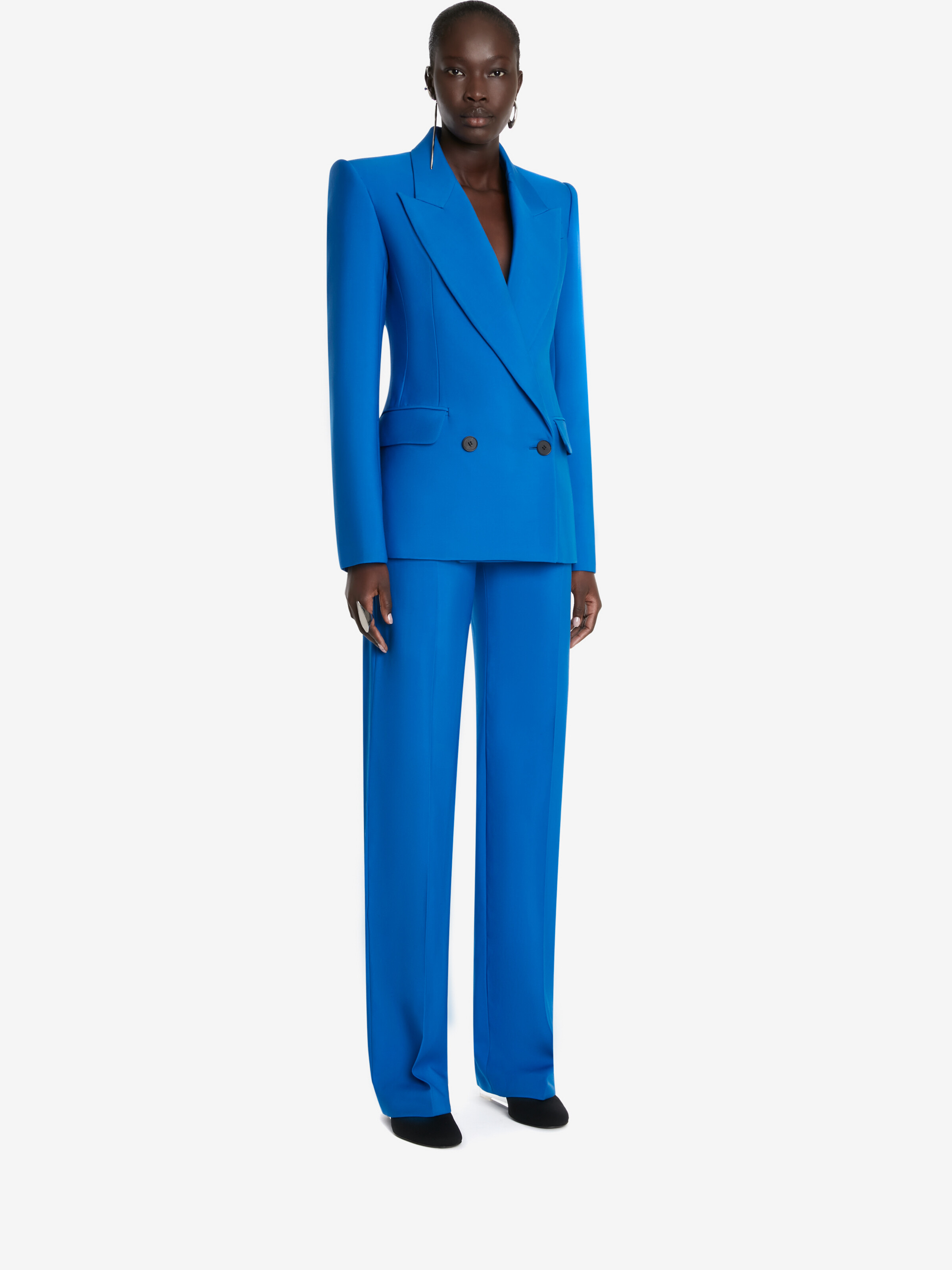 Low-waisted Wide Leg Trousers