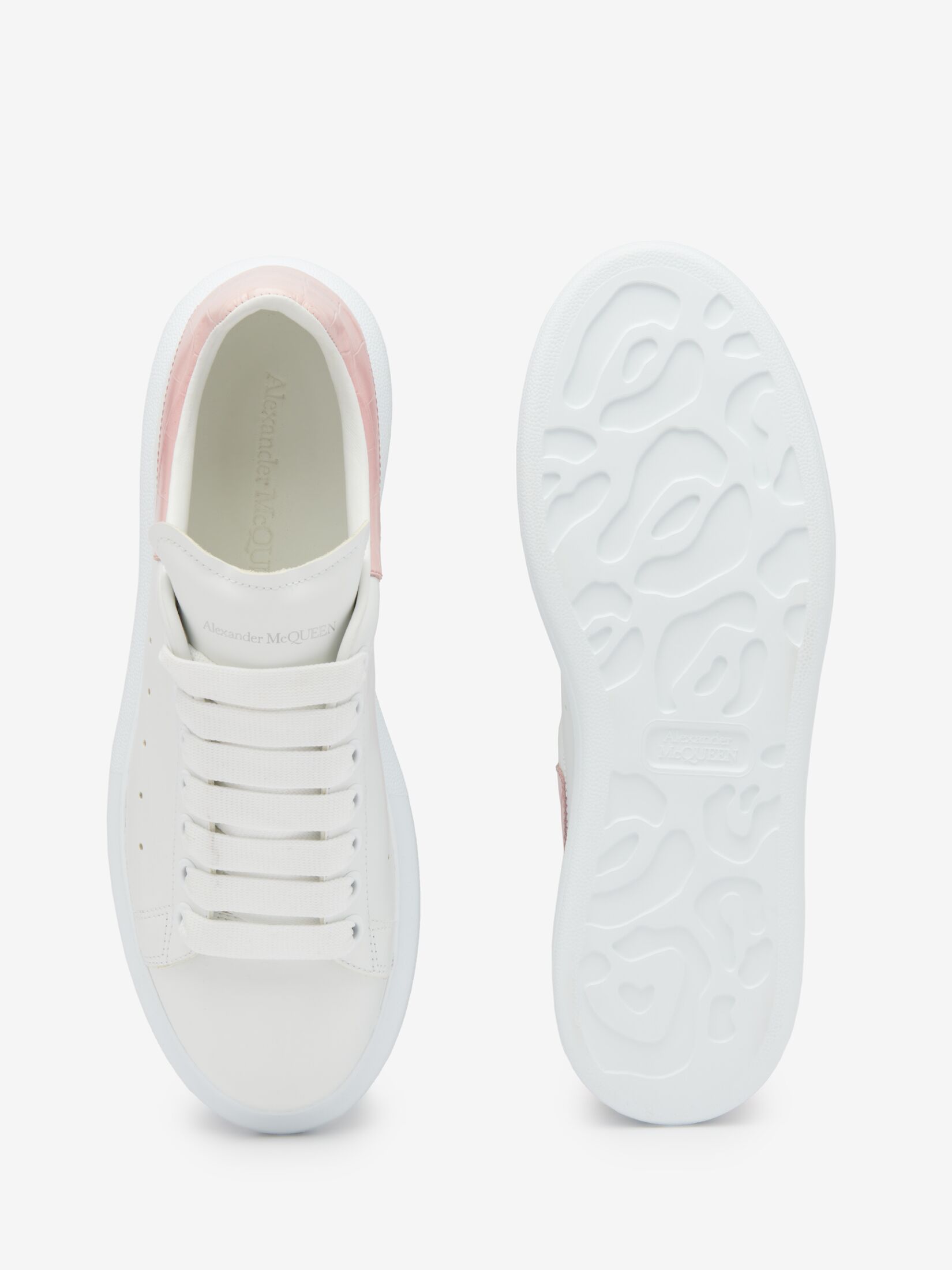 Oversized Sneaker in White/Clay | Alexander McQueen US
