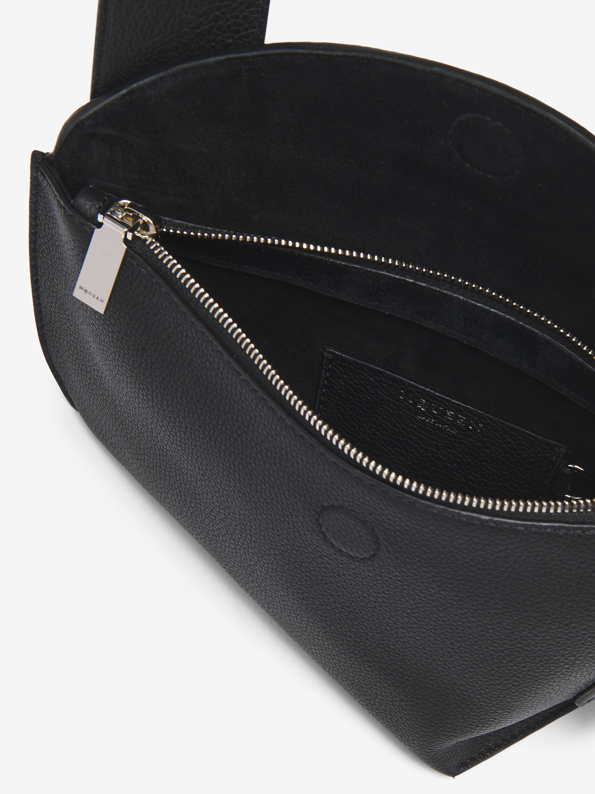 McQueen T-Bar Sling Bag in Black in Calf Leather | Alexander McQueen - image 7