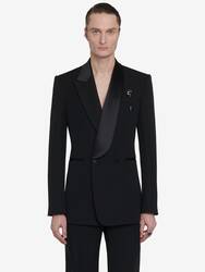 Half Shawl Collar Tuxedo Jacket