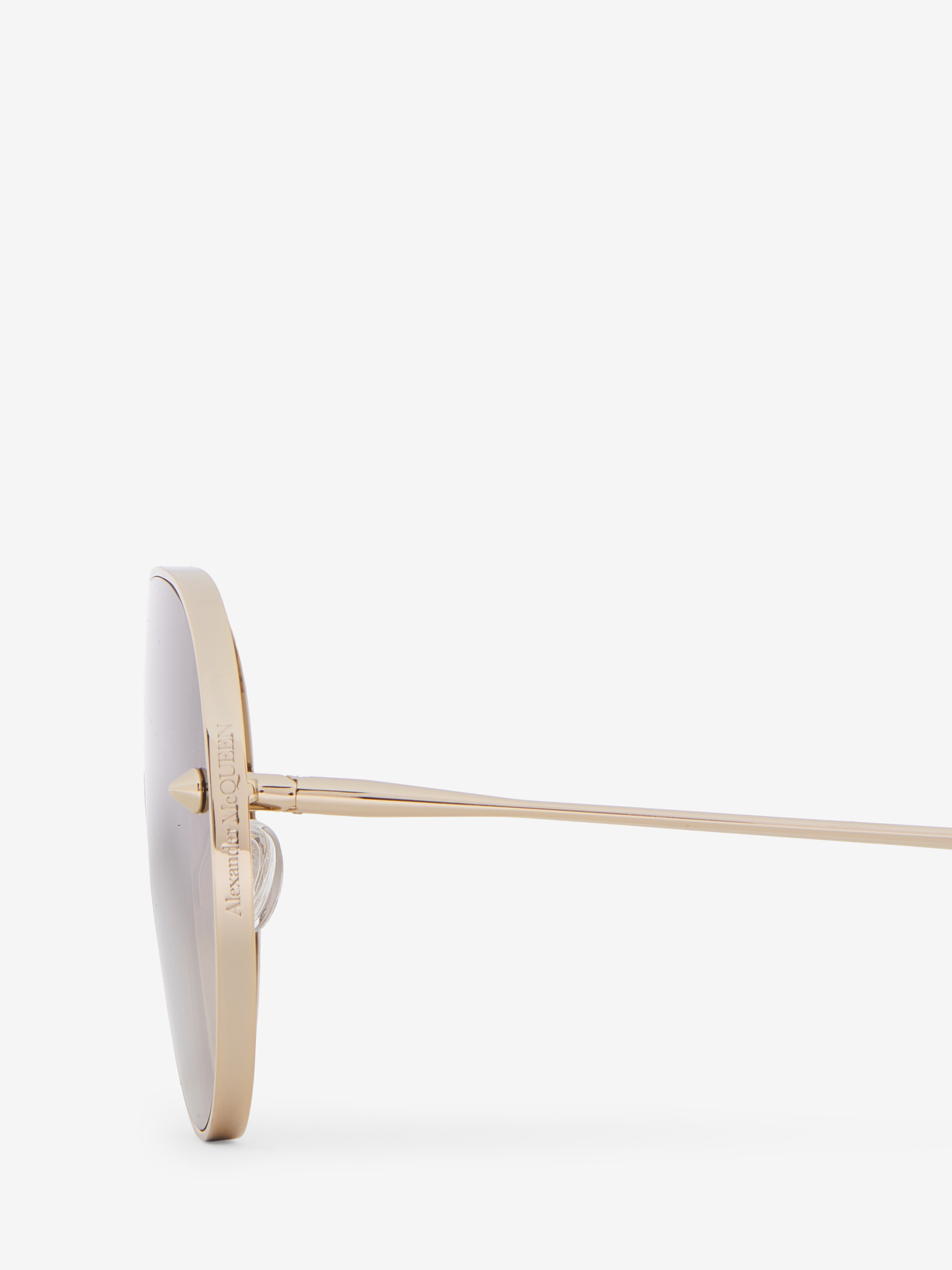 Metal Studs Mask Sunglasses