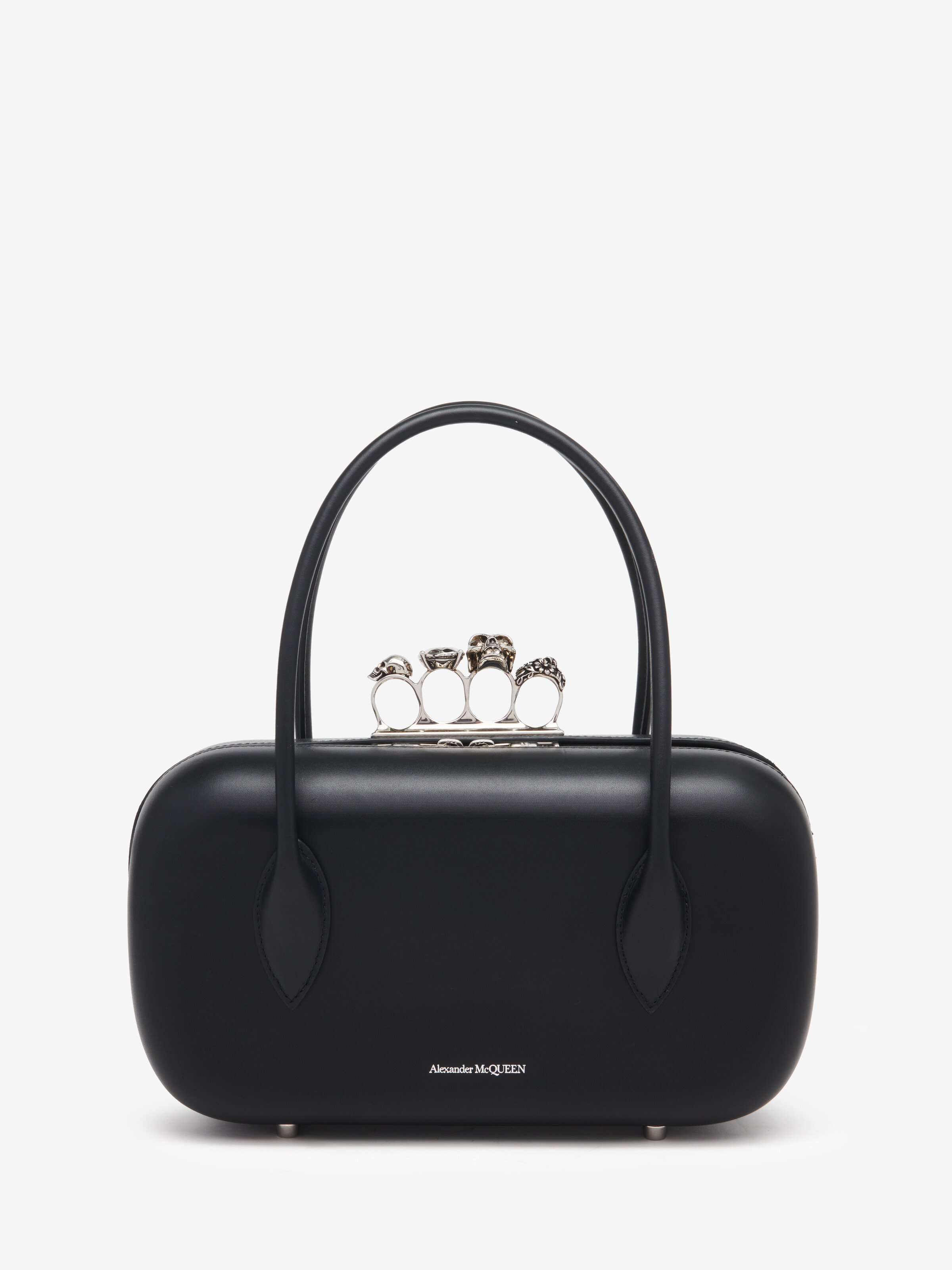 The Reverse Clutch in Black | Alexander McQueen US