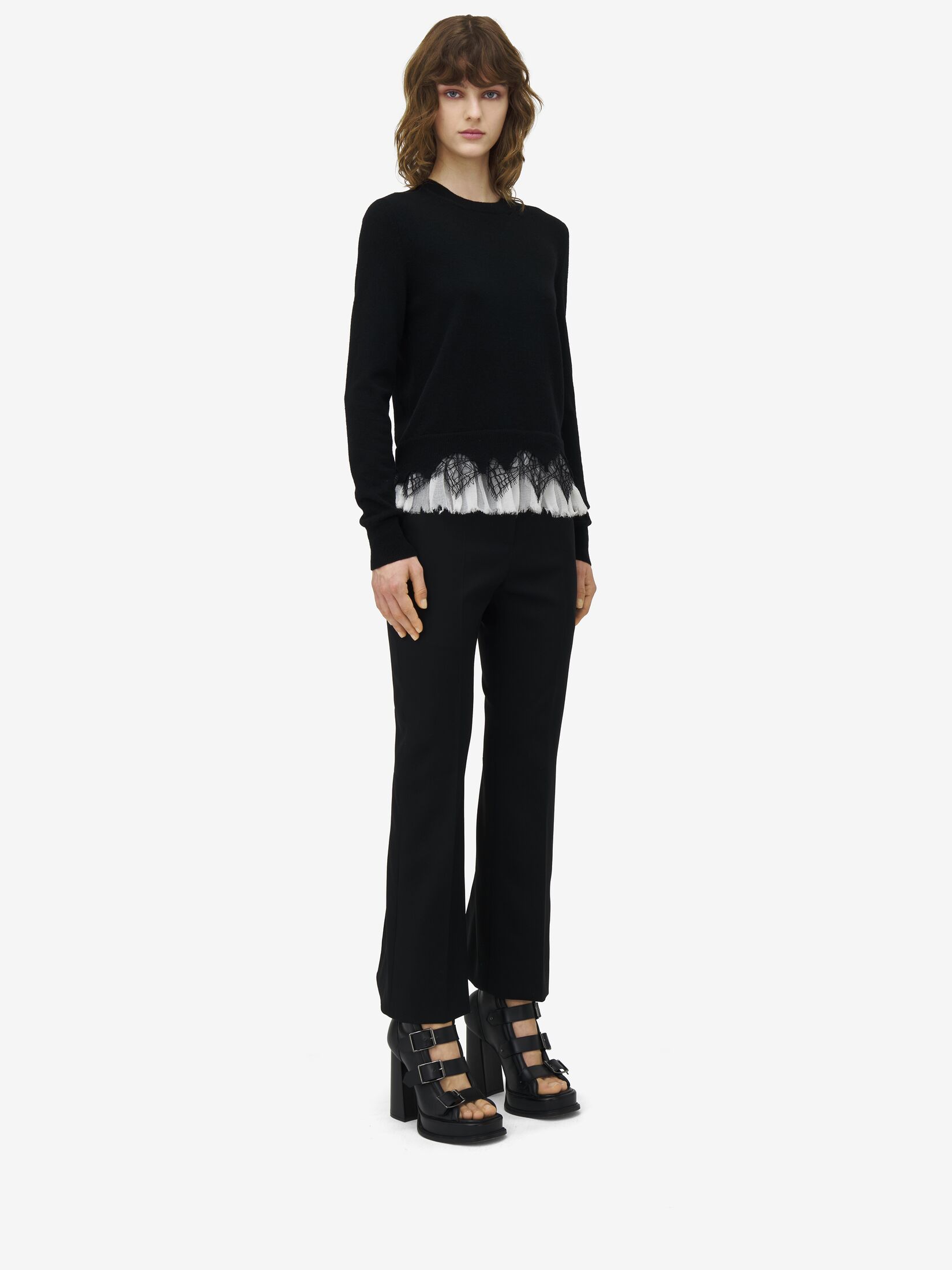 ALEXANDER MCQUEEN Longsleeve Knitwear (Black)