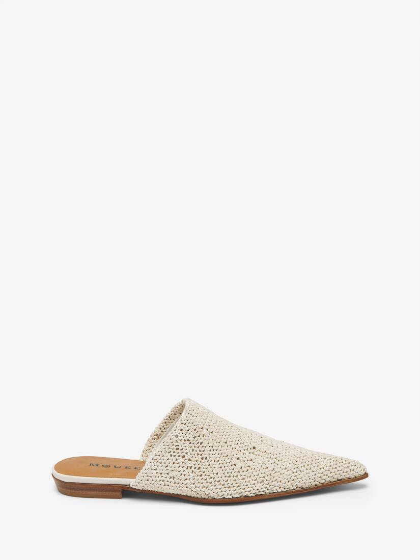 Birdee Leather Knit Mule