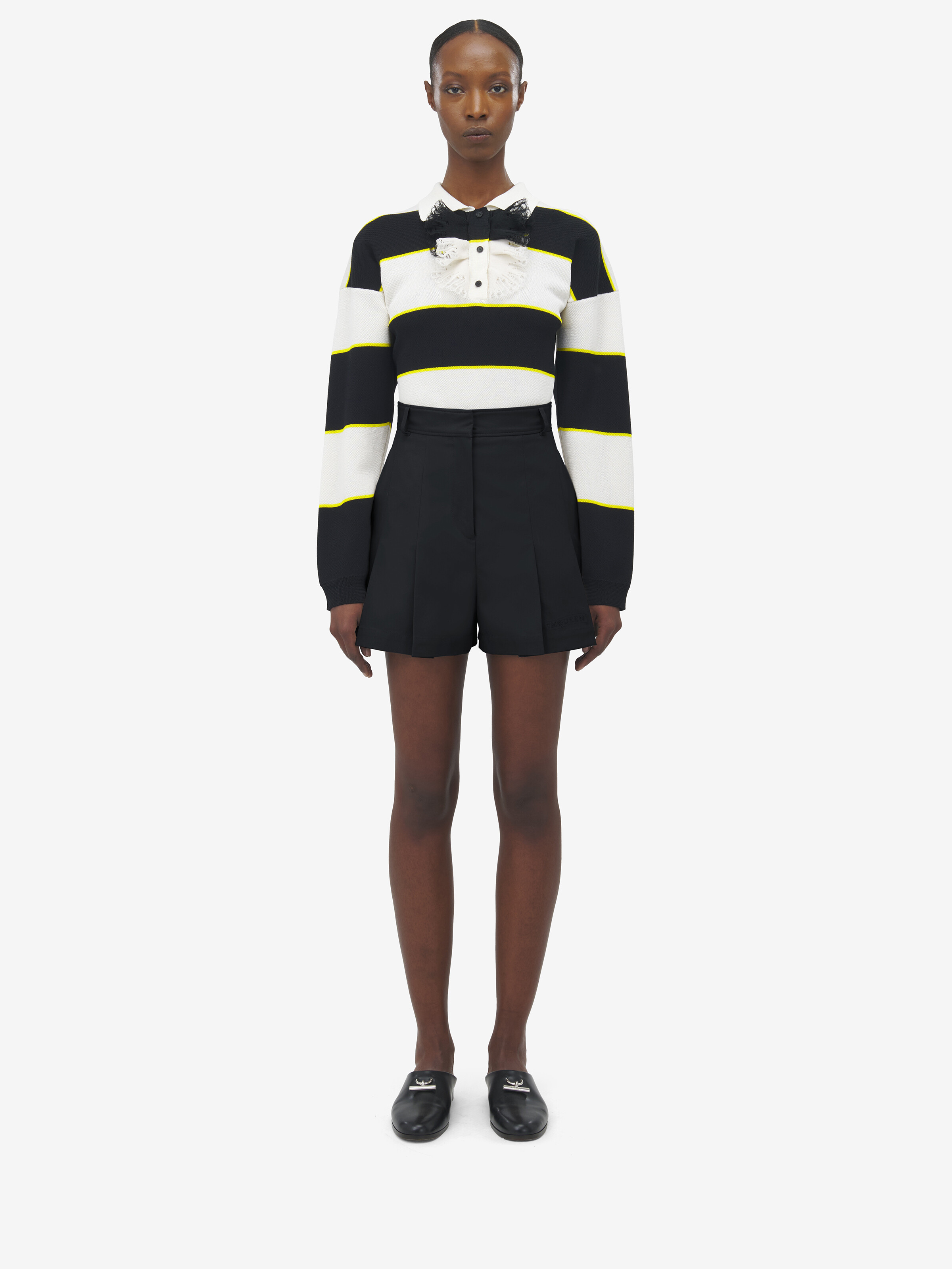 Pleated Shorts