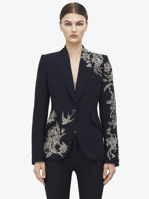 ジャケット・アウター ALEXANDER McQUEEN Alexander McQueen スカル ジャケット | ブラック | FARFETCH JP