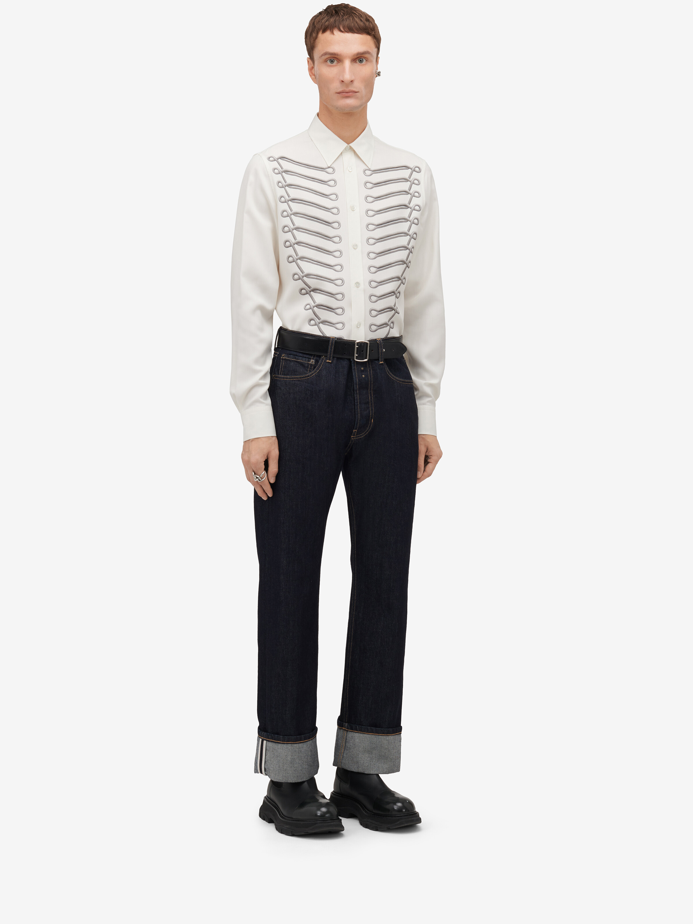 フロッグ シャツ | ホワイト | Alexander McQueen JP