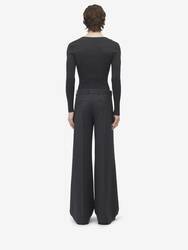 Low Rise Tailored Trousers