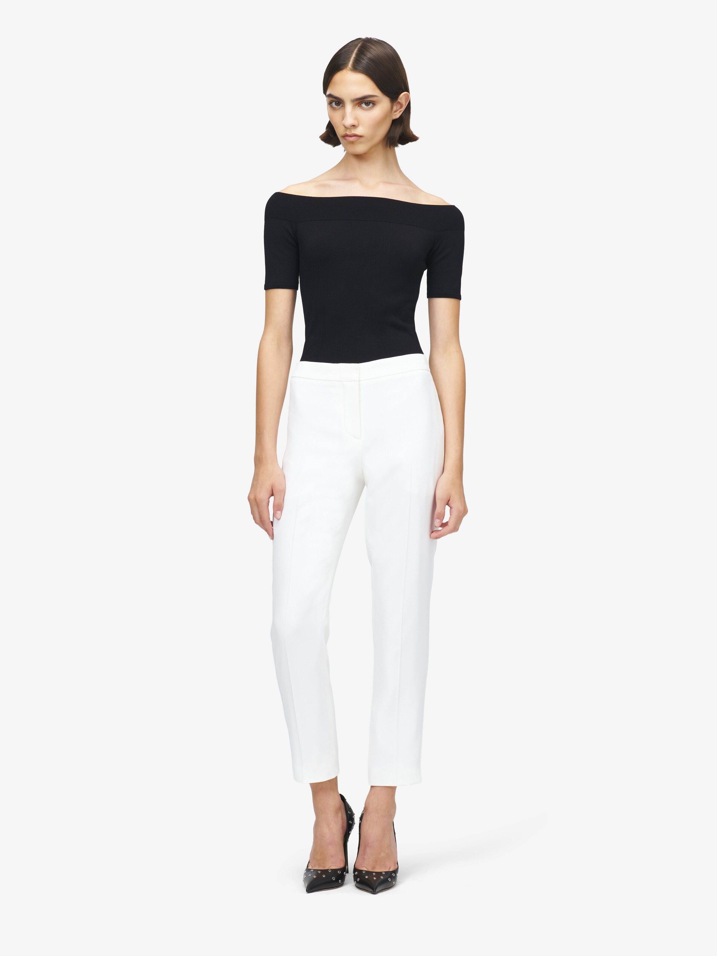 Off-The-Shoulder Knit Top