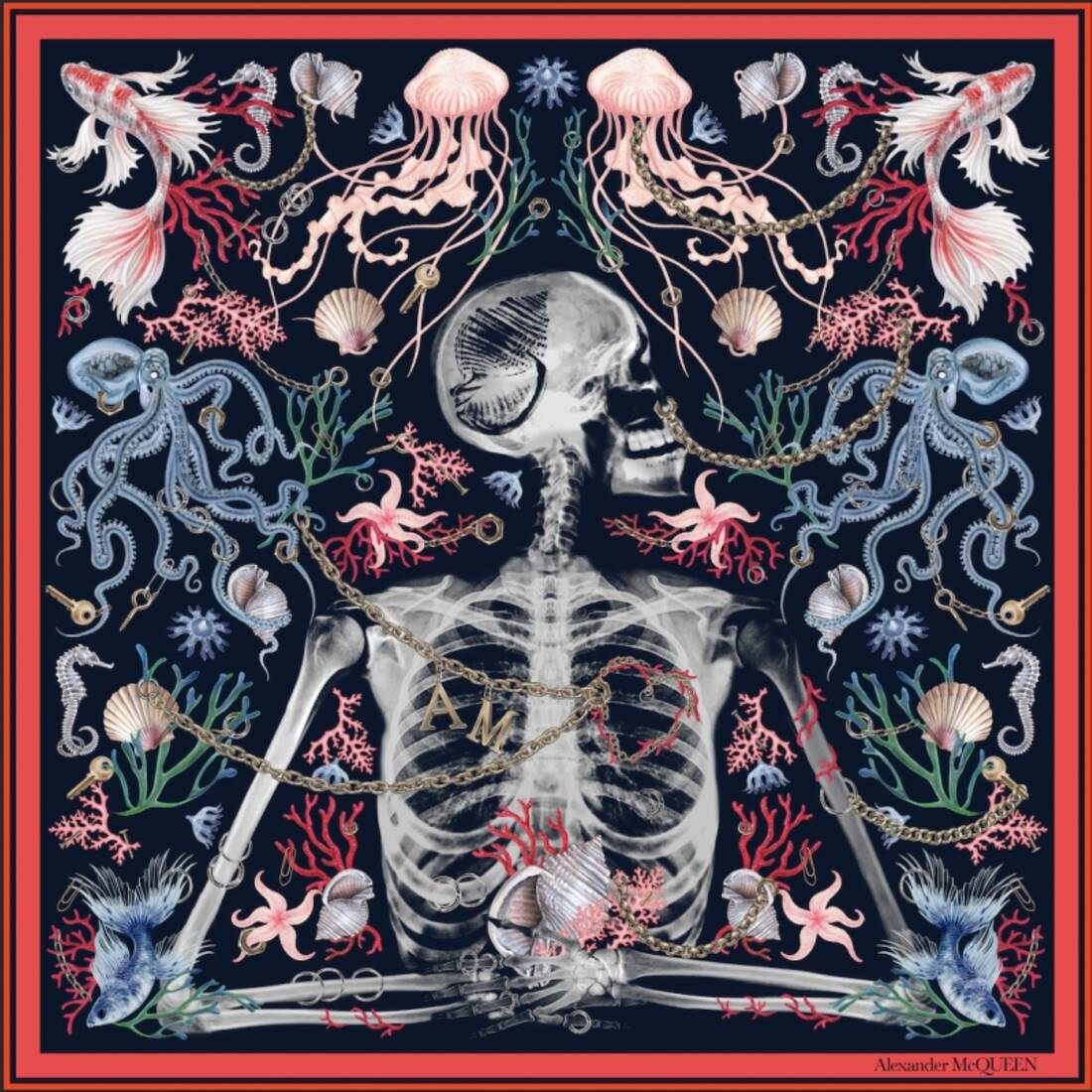 Skeleton Scarf