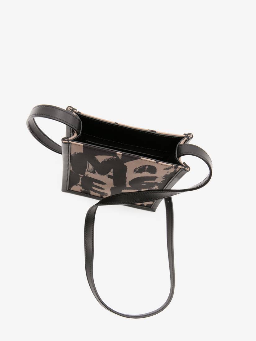 Alexander McQueen, The mini bundle graffiti nylon bag