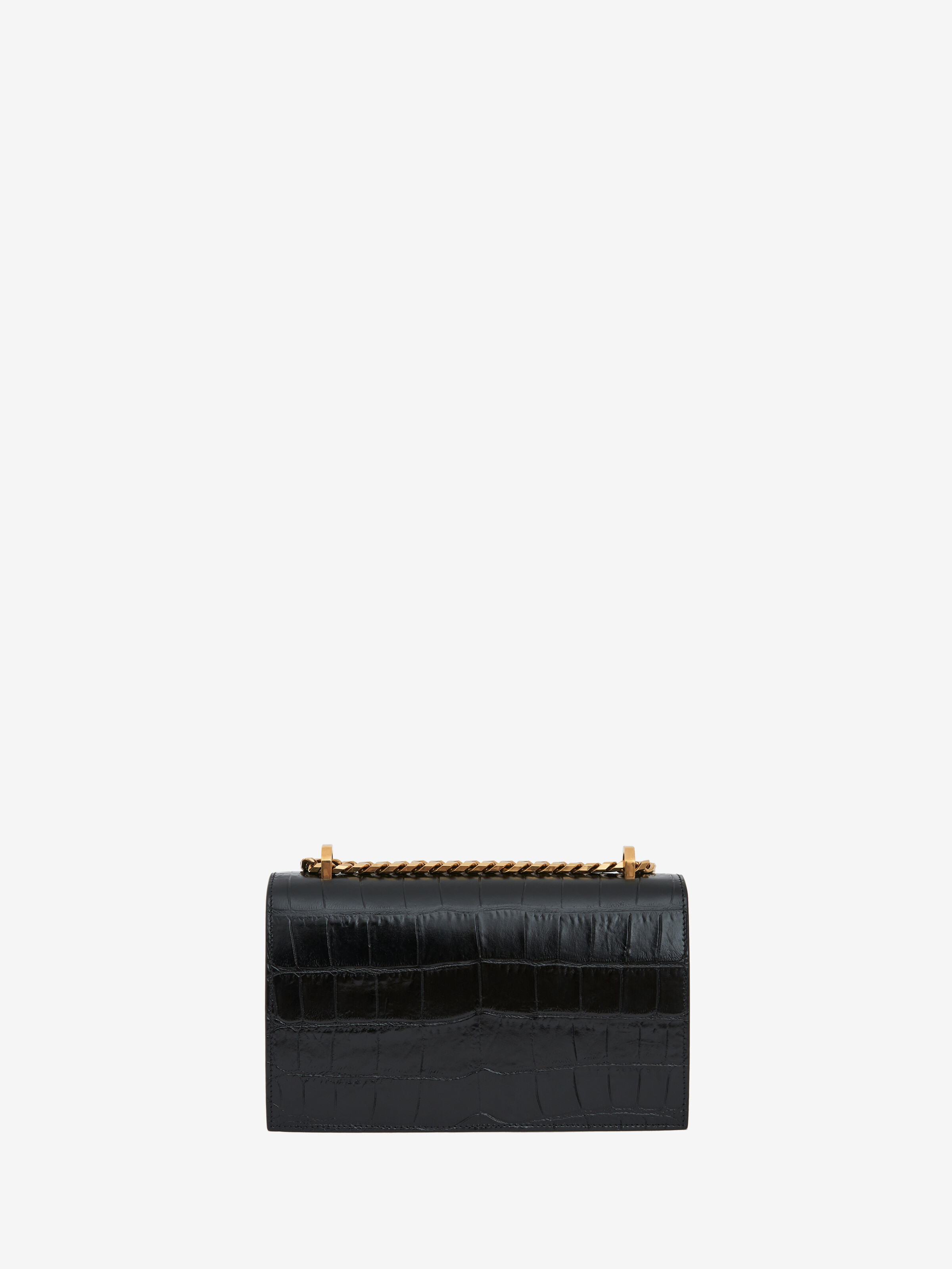 Women's Jewelled Satchel in Black/Gold in Calf Leather | Alexander McQueen - image 4