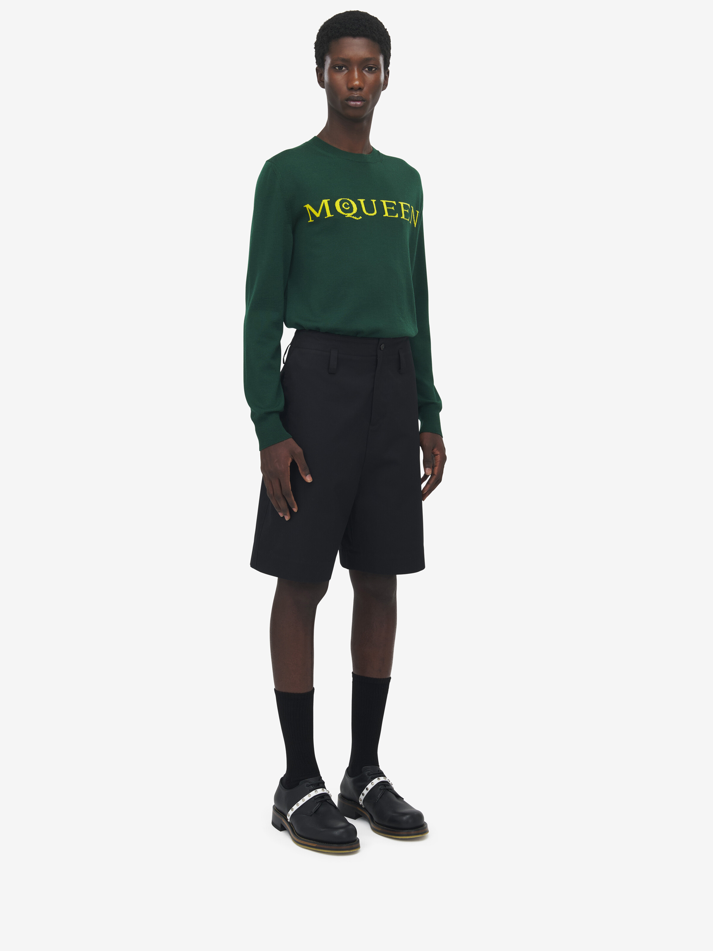 Wide Leg Chino Shorts