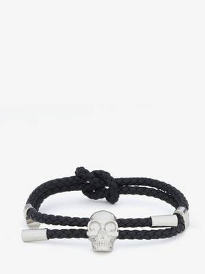 アクセサリー alexander mcqueen skull bracelet Thumbnail-8366881ALCA1000_F.