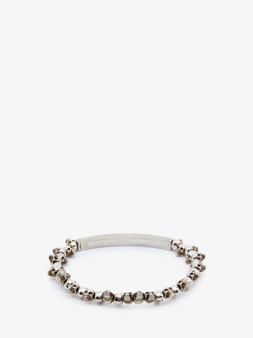 ALEXANDER MCQUEEN DOUBLE ROUND BRACELET WITH SKULL TAG – Baltini