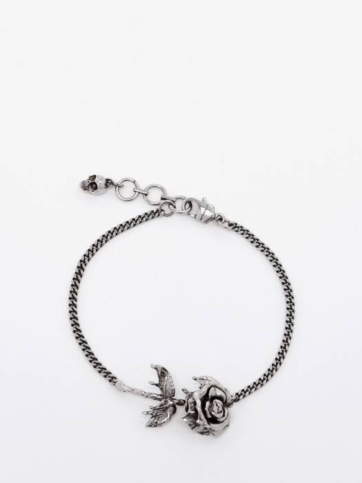 【関税&送料込】Alexander Mcqueen Silver l Bracelet Thumbnail-823322J161N0446_F.