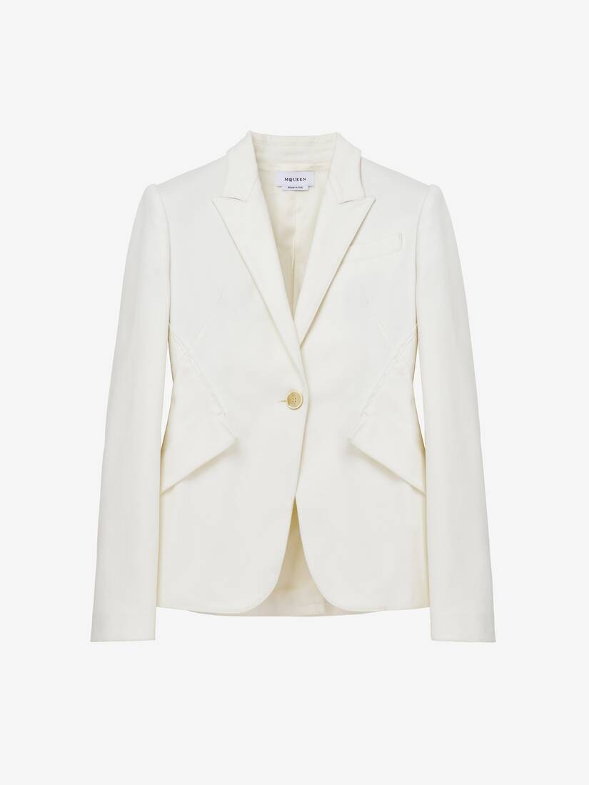 Veste en Denim, À Boutonnage Simple | Alexander McQueen - image 1