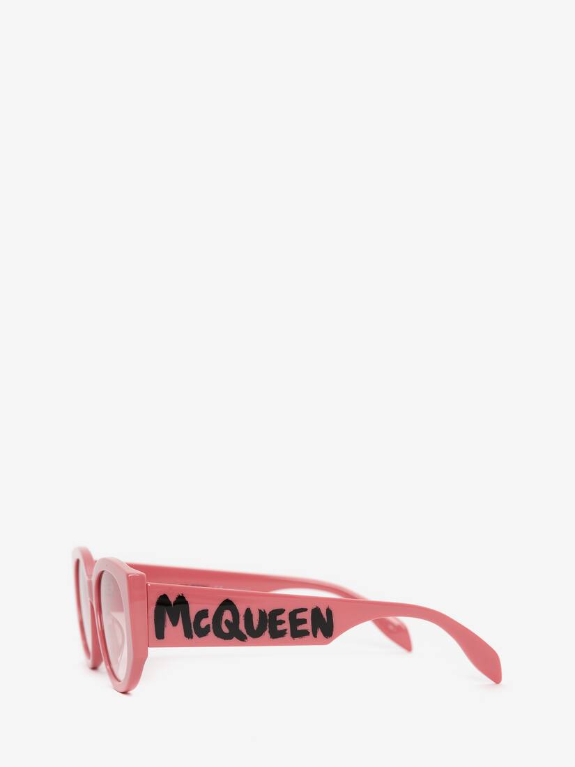 Occhiali Da Sole McQueen Graffiti Ovali