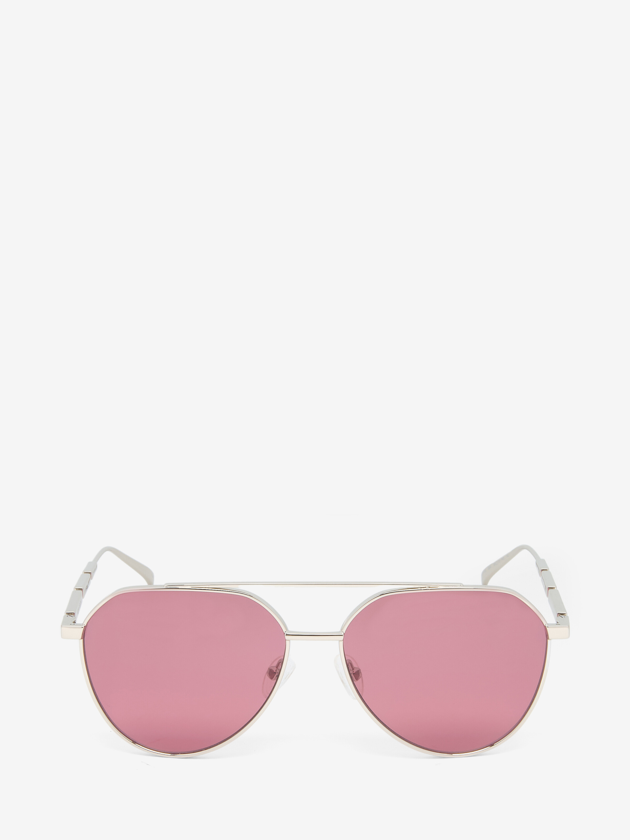 Metal Plaque Pilot Sunglasses