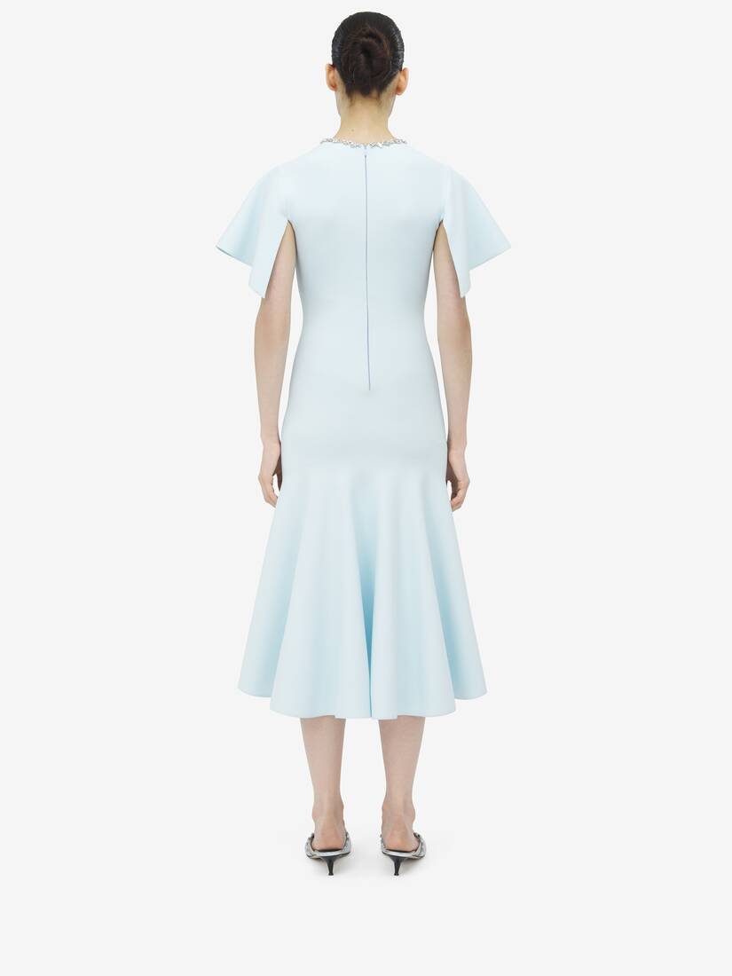 Crystal Stencil Midi Dress