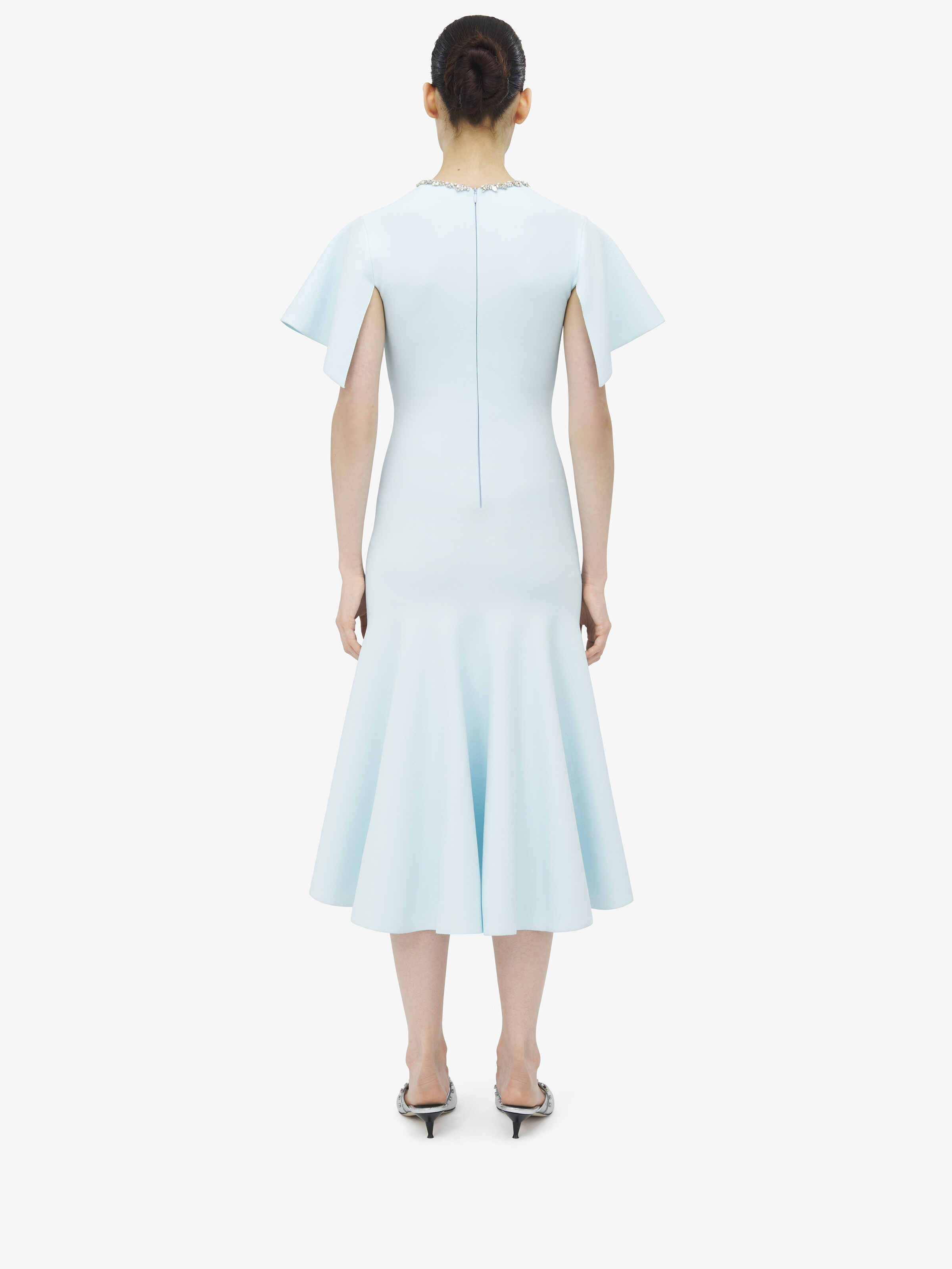 Crystal Stencil Midi Dress