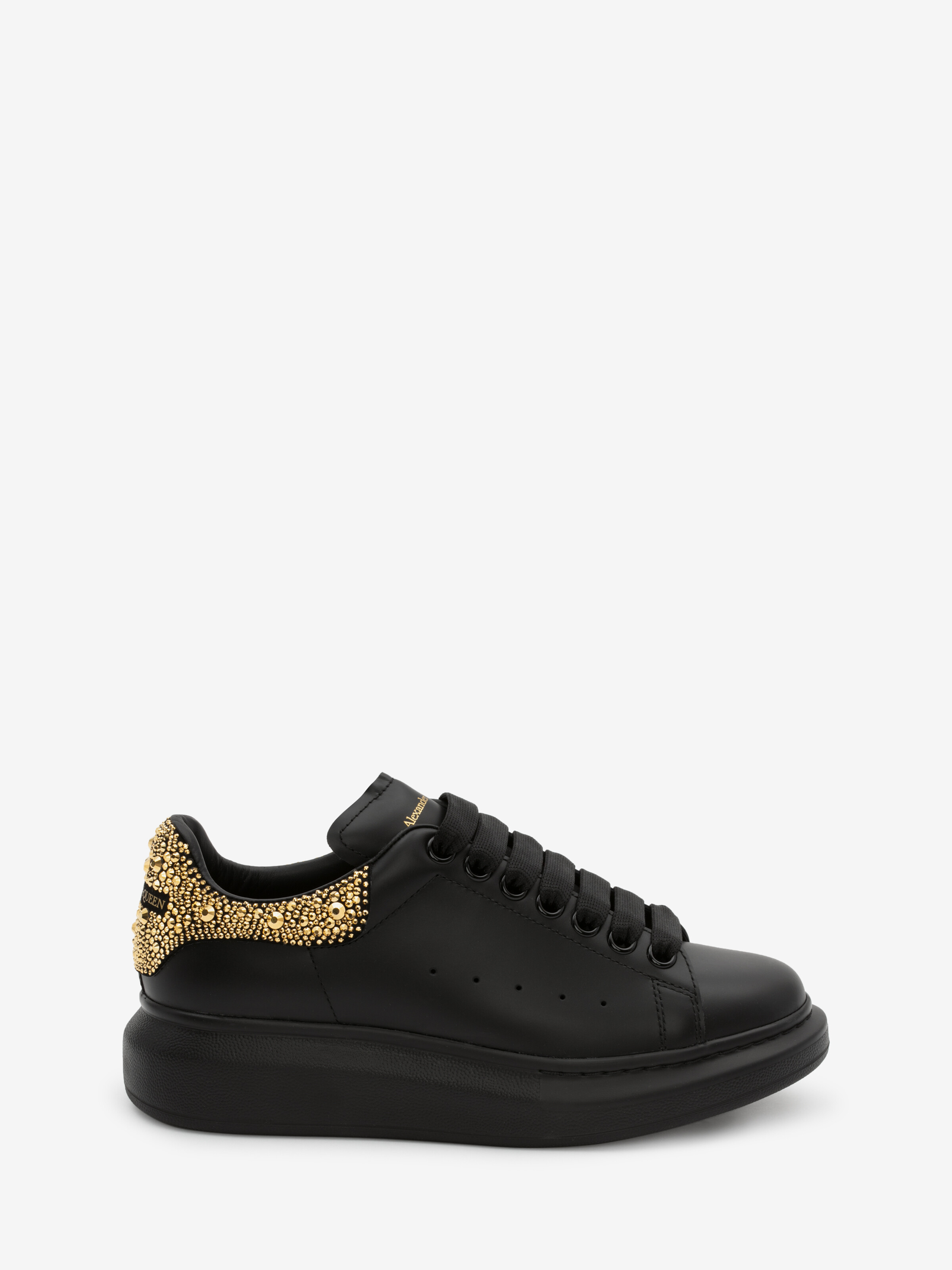 Alexander Mcqueen Oversized Sneaker In Gold/black