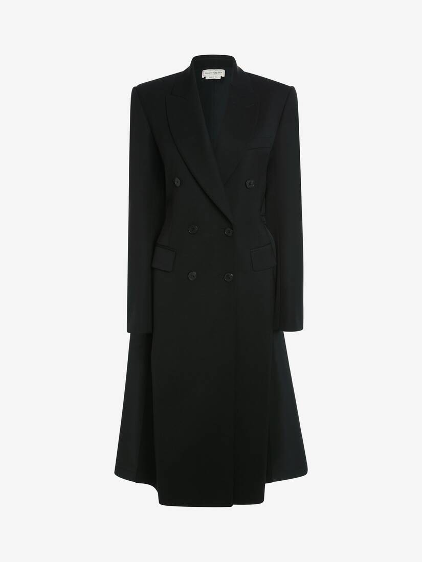 hybrid wool coat