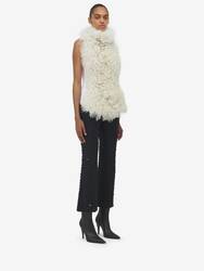 Shearling Sleeveless Top