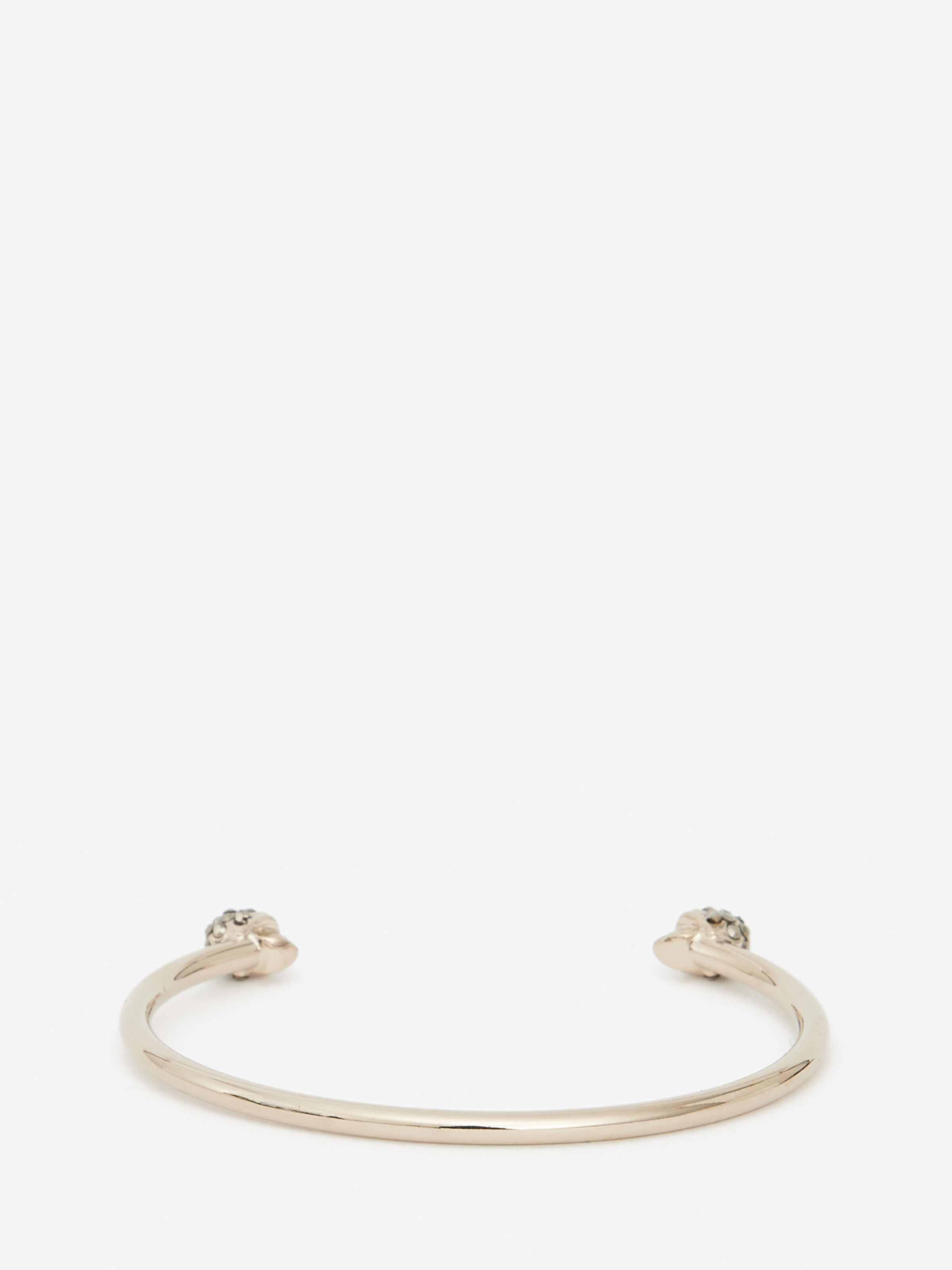 Thin Jewelled Twin skull bracelet