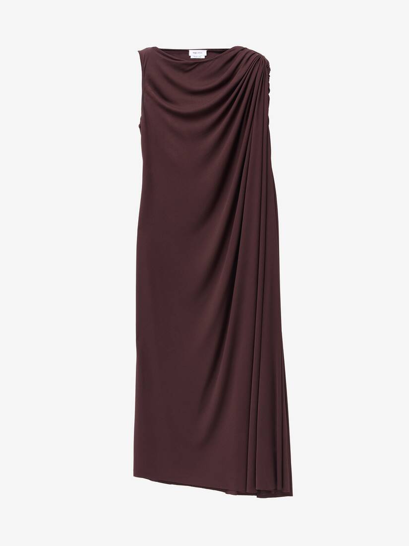 Draped Midi Dress