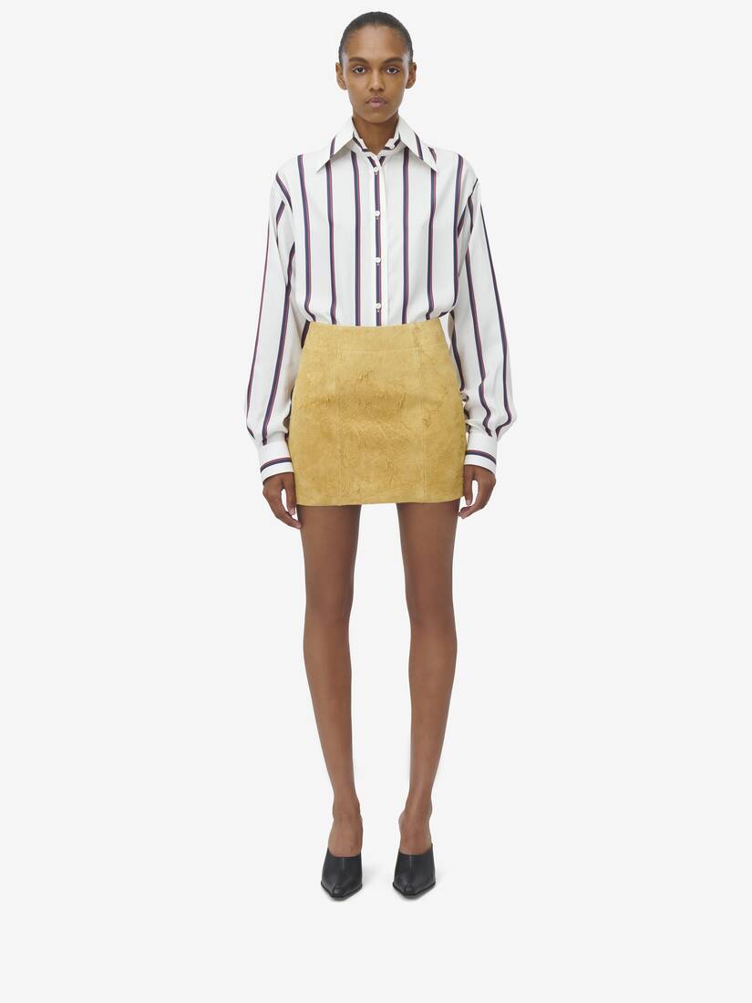 Suede Mini Skirt