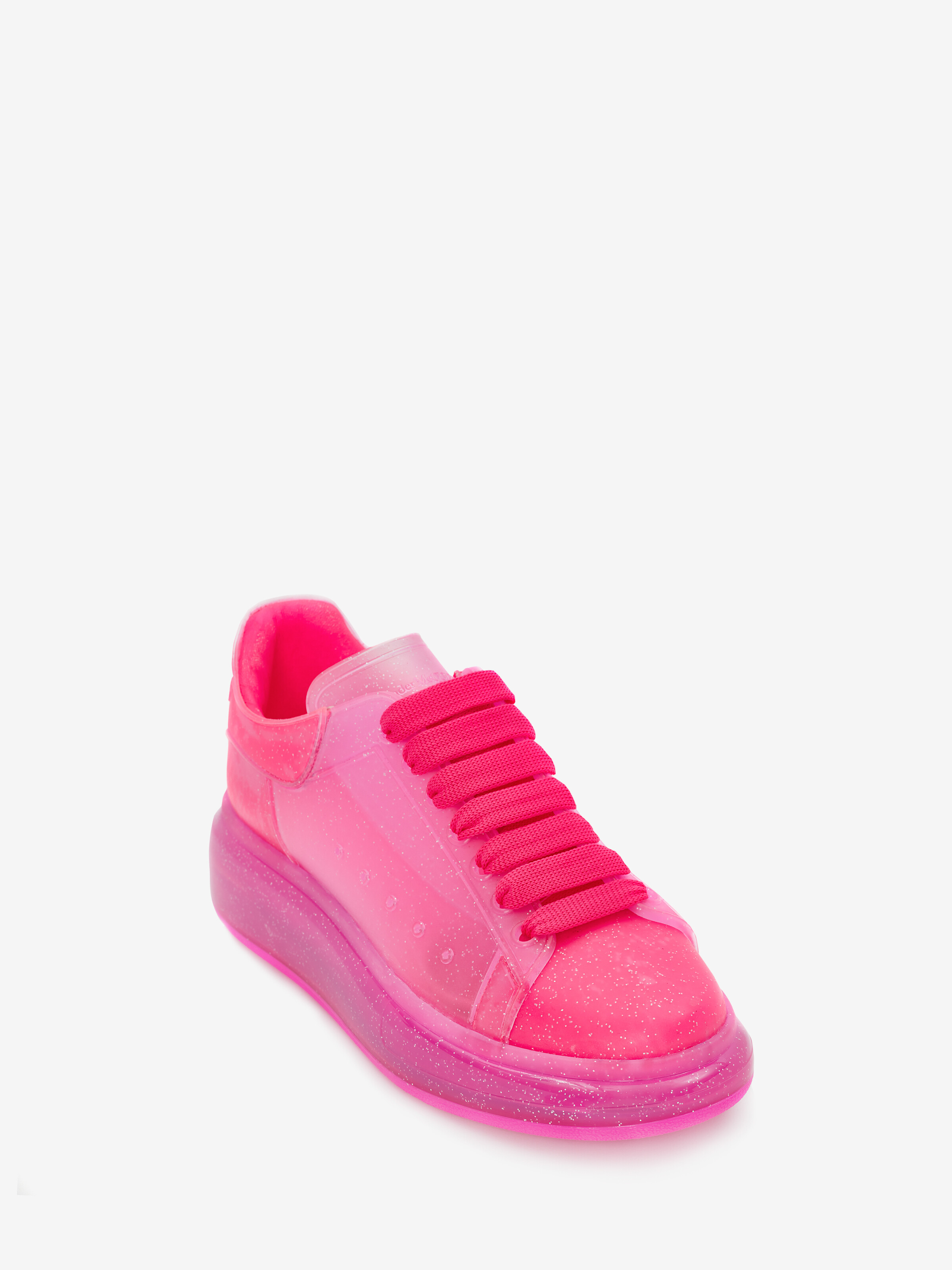 Sneaker con suola oversize trasparente da Donna in Rosa Vivo in 100% Poliuretano termoplastico | Alexander McQueen - image 2