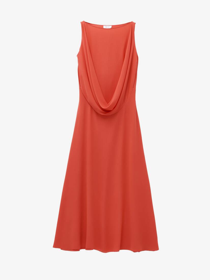 Draped Midi Dress