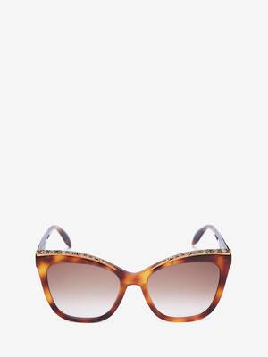 Jewelled Cat-Eye Sunglasses