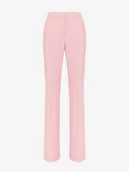 High-waisted Narrow Bootcut Trousers