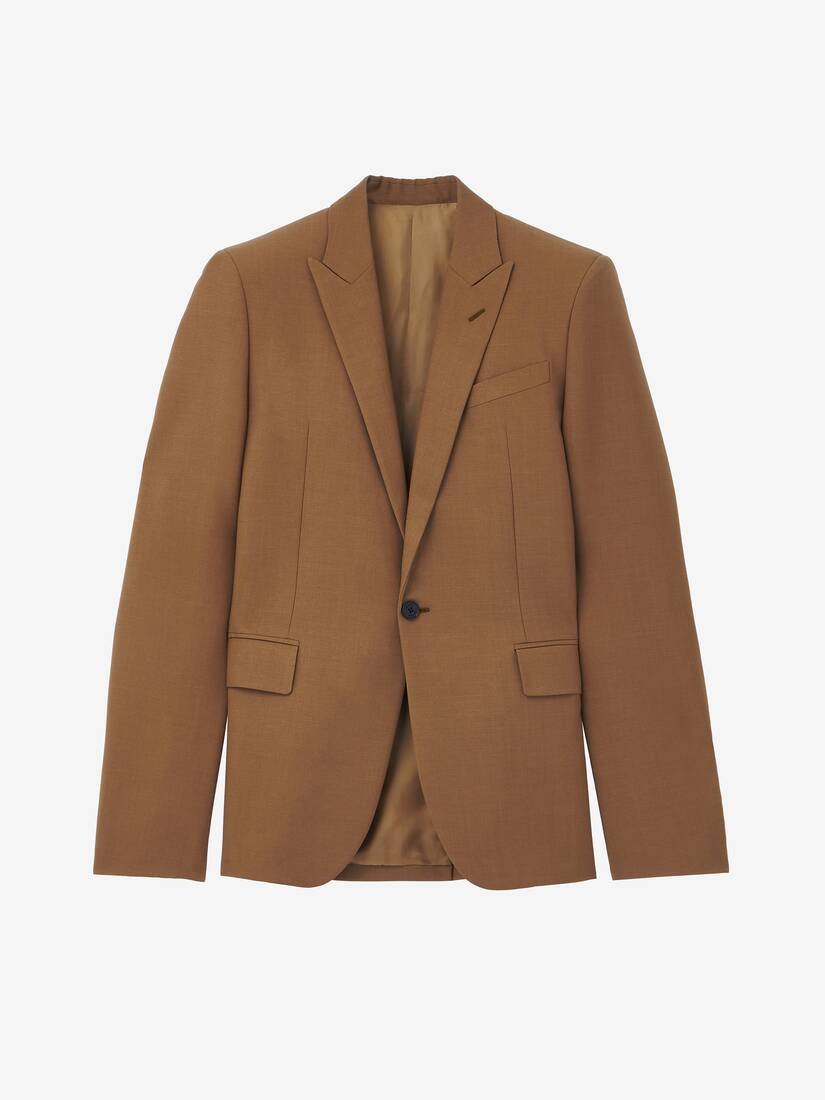 Wool Mohair Single-breasted Jacket