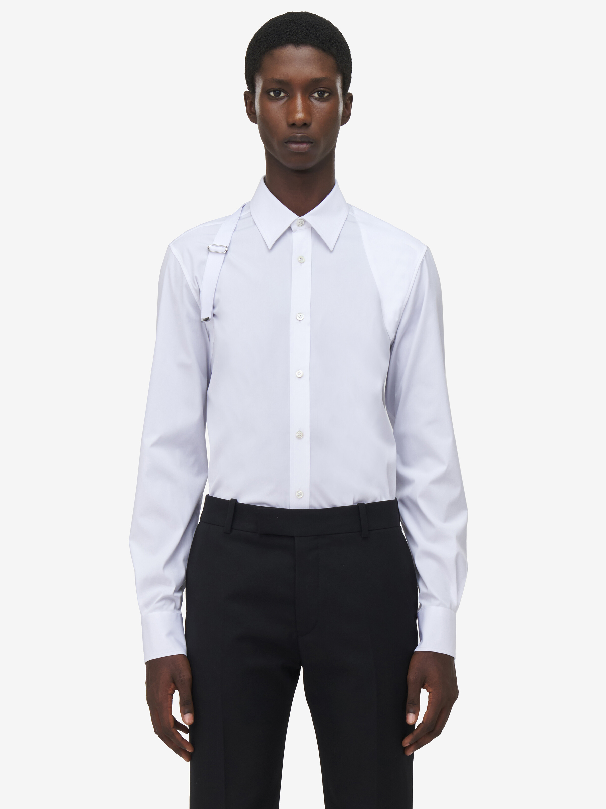 Alexander Mcqueen Harness Shirt In White