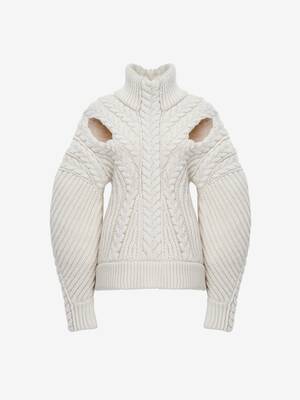 Cocoon Sleeve Cable Jumper
