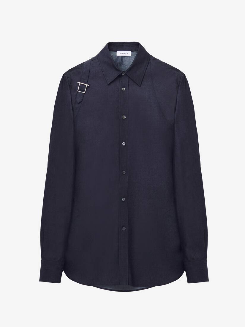 T-Bar Harness Denim Shirt