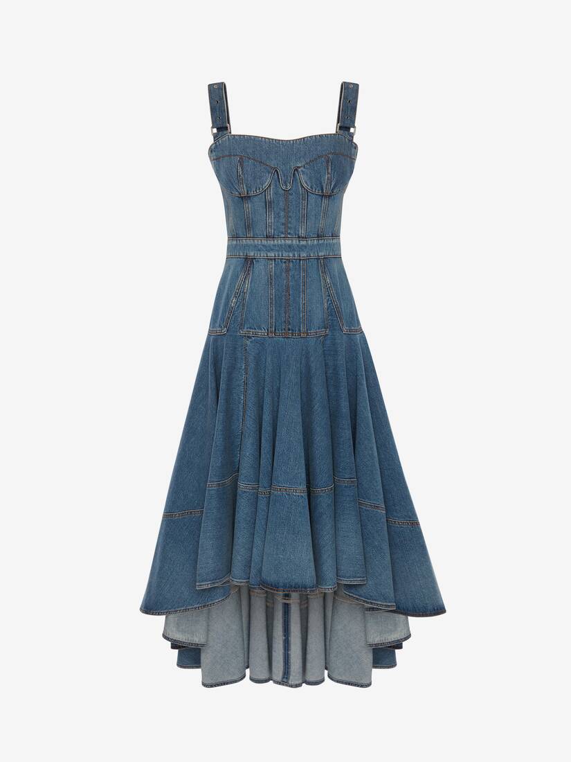 Endless Horizons Denim Midi Dress