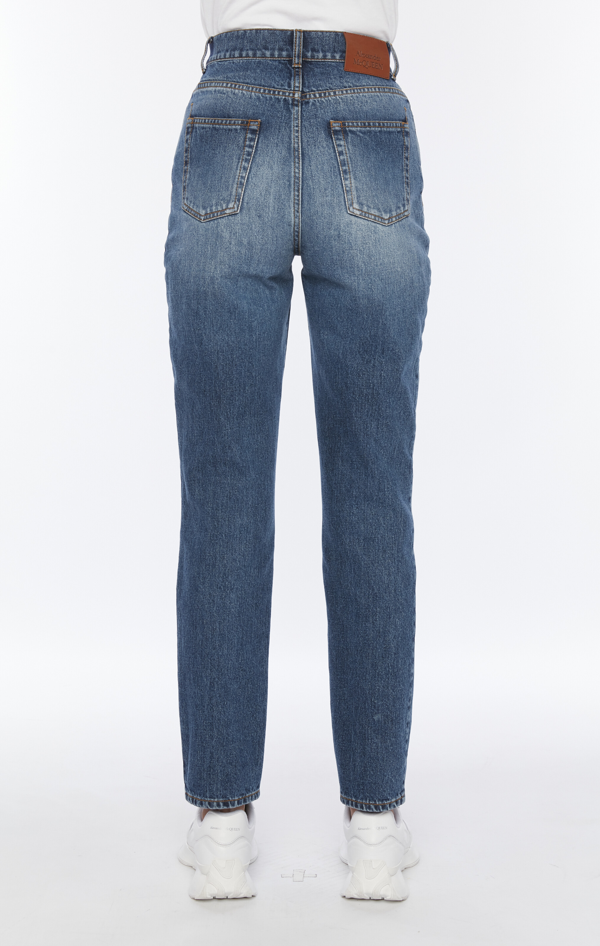 High Waist Denim trouser