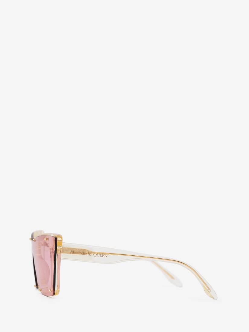 Studs Structure Cat-Eye-Sonnenbrille
