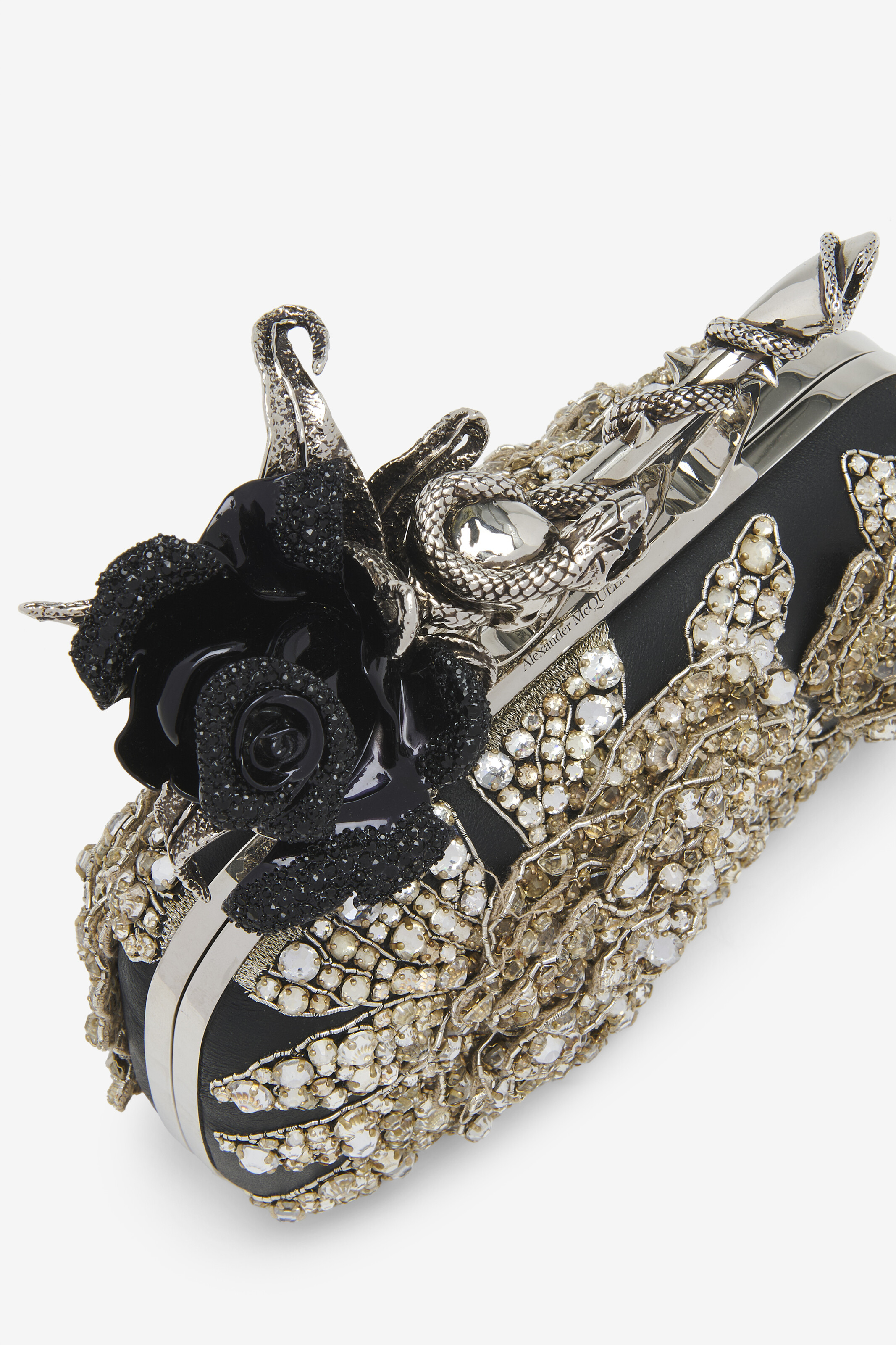 Rose & Snake Knuckle Clutch