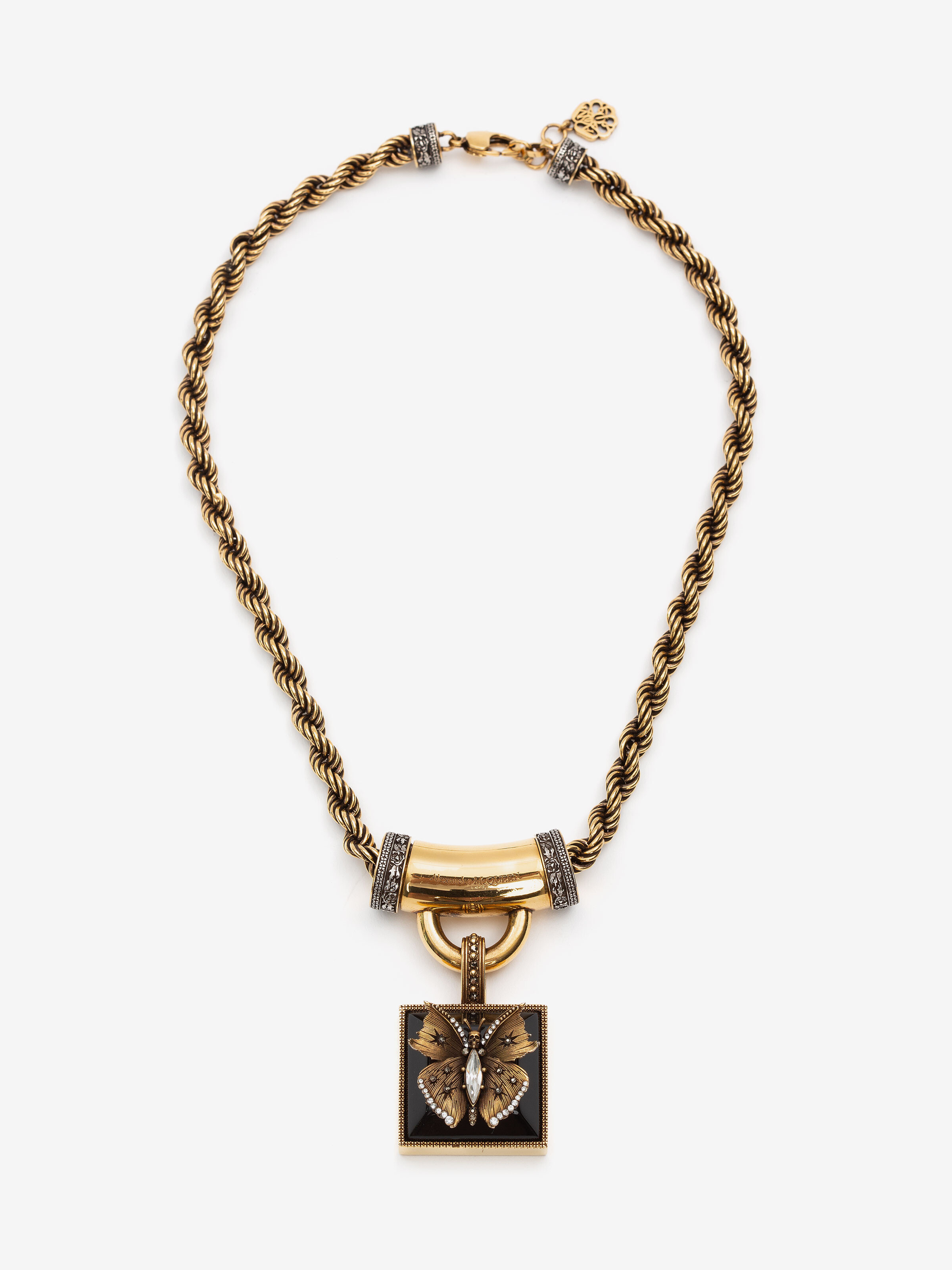 alexander mcqueen butterfly necklace