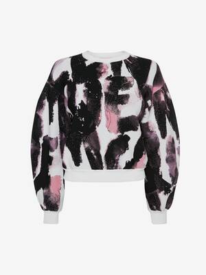 Watercolour Graffiti Jacquard Jumper